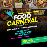 Food Carnival Social Post template