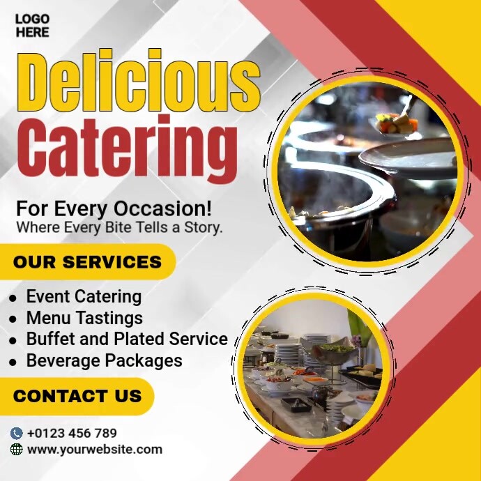 Modèle Food Catering Ads | PosterMyWall
