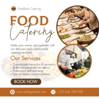 Food Catering Services Poster Template