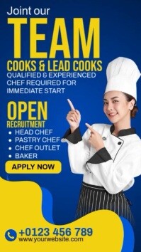 Food Job Advertisement Examples Food Ads Template | PosterMyWall