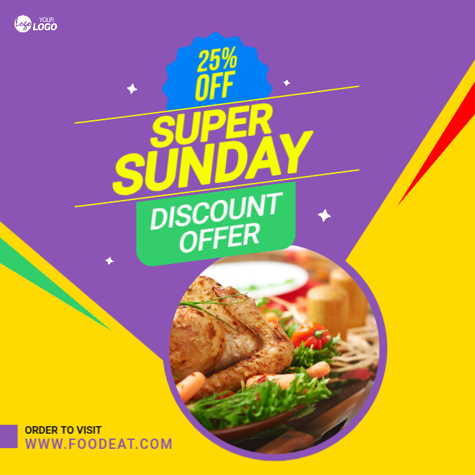 Copy of Food Deal Social Media Post | PosterMyWall