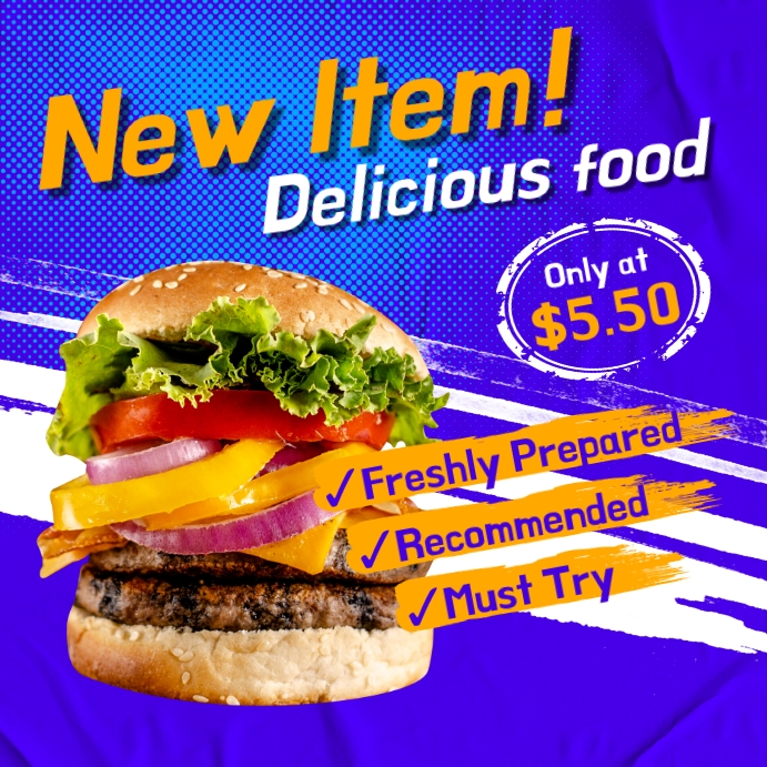 Food Deals Event Instagram Post Template | PosterMyWall
