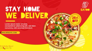 Food Delivery | Pizza Delivery Ad template
