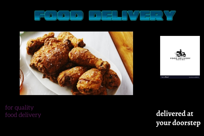food delivery Template | PosterMyWall