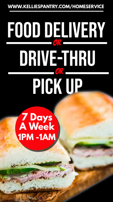 Food Delivery Poster Template | PosterMyWall