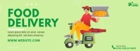 Food Delivery Services Facebook Cover Photo template