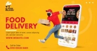 Food Delivery Services ภาพที่แชร์บน Facebook template