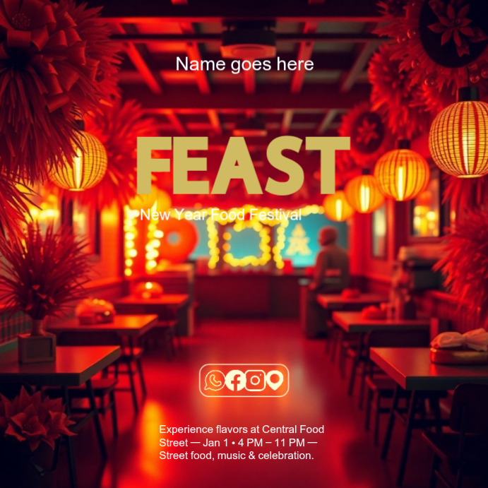 invitation email template 'culinary elegance' for food... food design Template | PosterMyWall