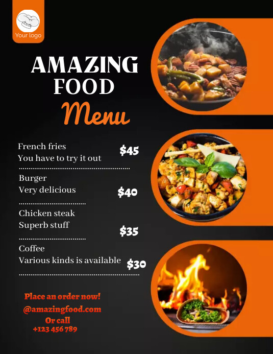 Amazing Food Poster Design