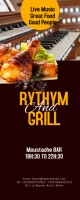 food Roll Up Banner 2' × 5' template