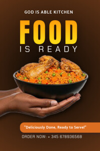 Food Poster template