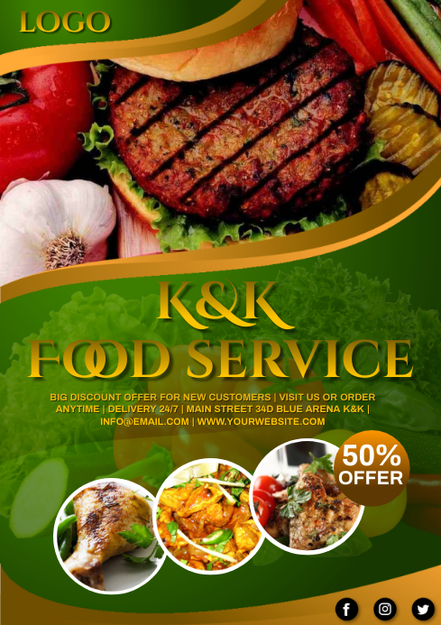 Food Template | PosterMyWall