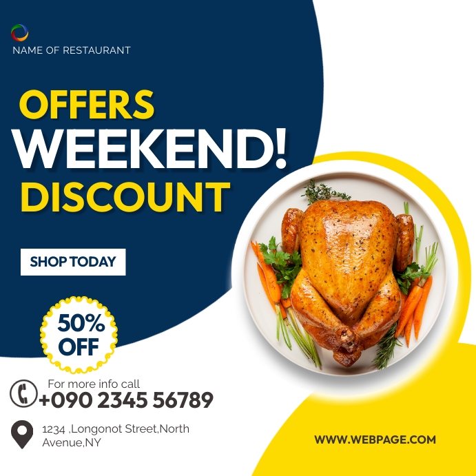Food Discounters FOOD DISCOUNT FLYER Template | PosterMyWall