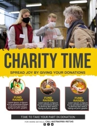 food drive,charity ใบปลิว (US Letter) template