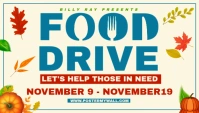 Food Drive Blog Header template