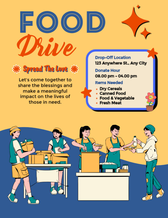 Canned Food Drive Posters: Eye-Catching Designs to Boost Donations