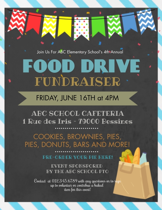 Food Drive Flyer Ideas