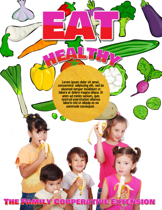 food drive fundraiser flyer template