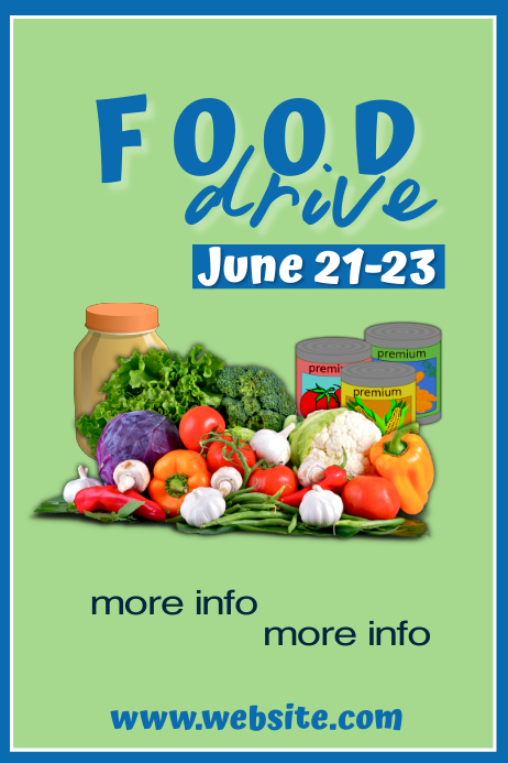 Copy of Food Drive Poster | PosterMyWall