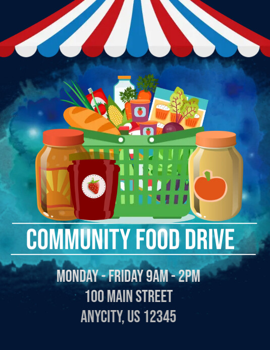 Copy of Food Drive Template | PosterMyWall