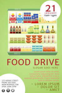 9 250 Food Pantry Customizable Design Templates Postermywall