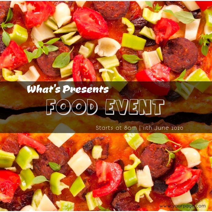 Large Event Cook Posts food event Template | PosterMyWall