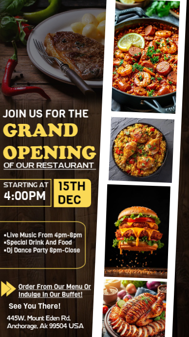 Food event flyer Template | PosterMyWall