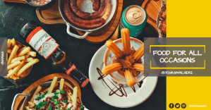 Food and Dining Promotion Facebook Event Cover Template