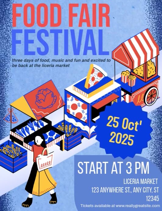 Food Fair Festival Template | PosterMyWall
