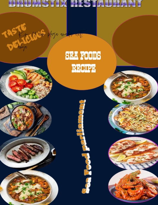 Food flyer (9) template