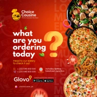 Food Flyer Publicación de Instagram template