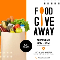 food giveaway Instagram Post template