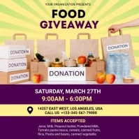 food giveaway Instagram Post template
