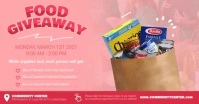 Food Giveaway Facebook Shared Image template