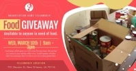 Food Giveaway Facebook Shared Image template
