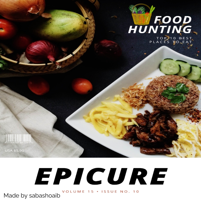 Food hunting Template PosterMyWall