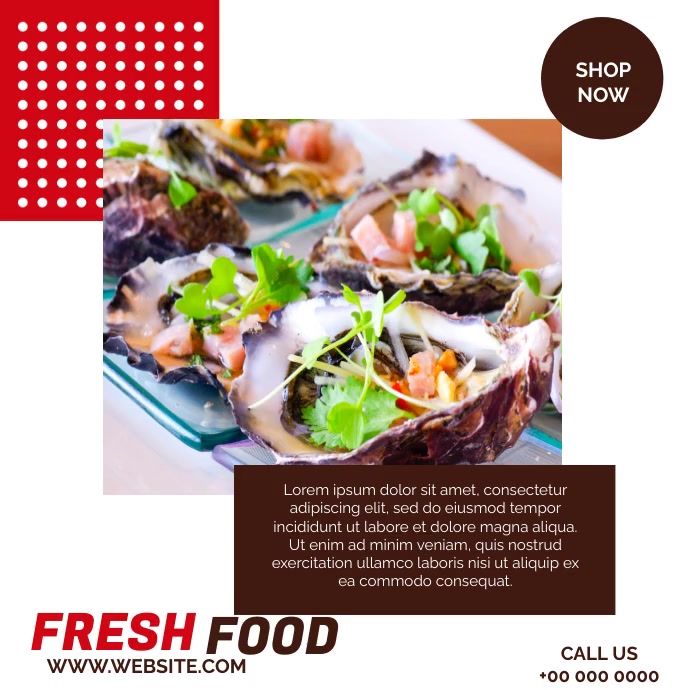 FOOD INSTA.E Instagram 帖子 template