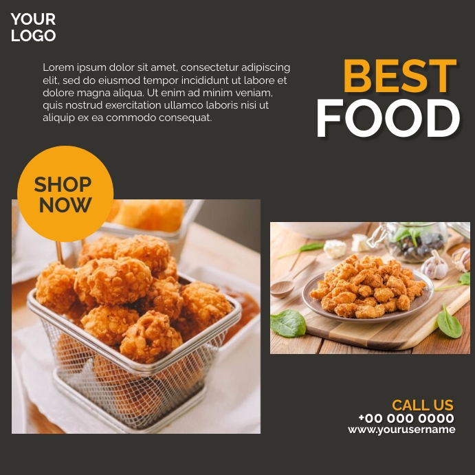 FOOD INSTA.E Instagram 帖子 template