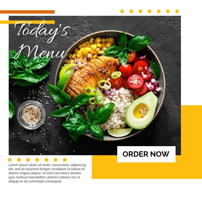 FOOD INSTA.E Instagram 帖子 template