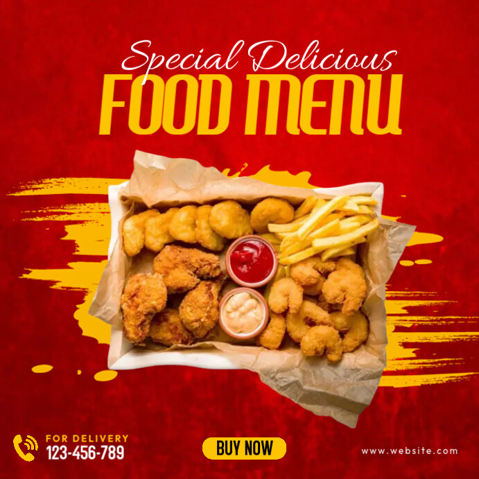 FOOD INSTA.KC Template | PosterMyWall