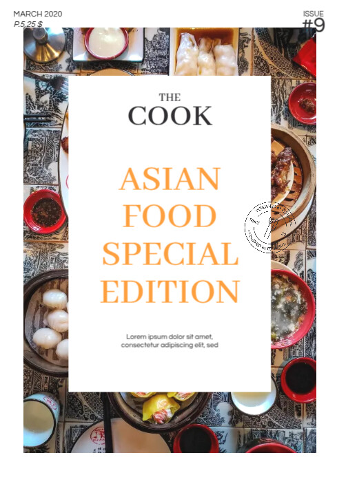 Food Magazine Cover Template | PosterMyWall