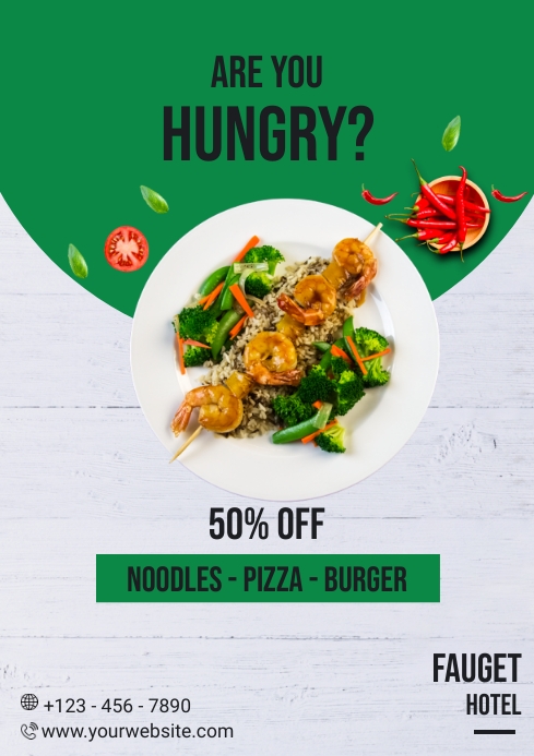 Food Menu A2 Template | PosterMyWall