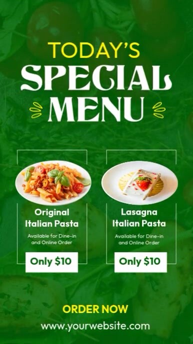 Menu Background Advert Food Menu Ad Template | PosterMyWall