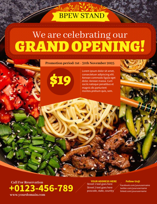Menu Ad Example Food Menu ads Template | PosterMyWall