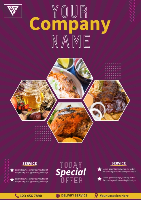 Food Menu Ads Template | PosterMyWall