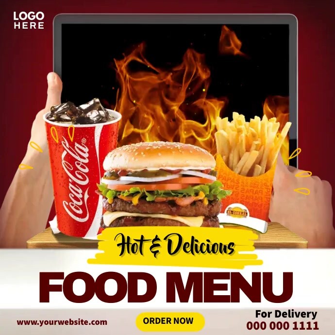 Food Menu Ads Template | PosterMyWall