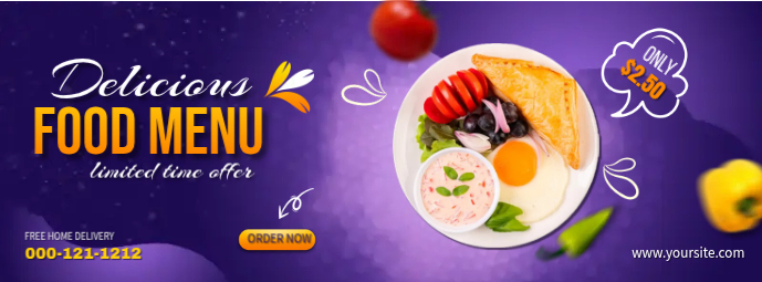 Copy of Food Menu Ads Template | PosterMyWall