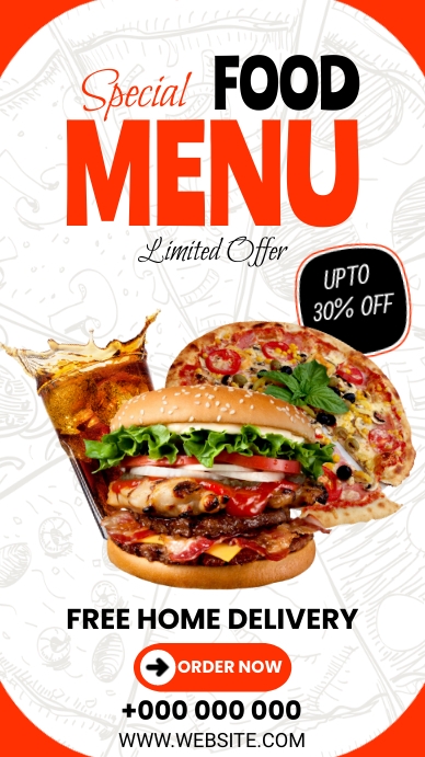 Food menu Template | PosterMyWall