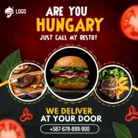 food menu Instagram Post template