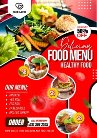 FOOD MENU A1 template